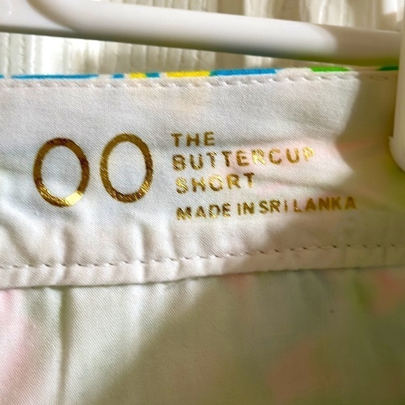 Lilly Pulitzer Women’s Hibiscus Stroll Floral Buttercup Scallop Shorts Size 00 - Picture 5 of 9